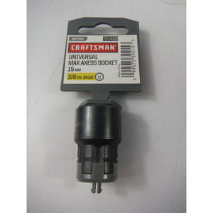 CRAFTSMAN Socket Universal Max Axess 3/8" Drive 15-mm PassThrough 31408